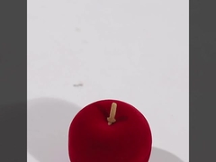 customizable personalized hign end velvet red jewelry ring box for Christmas gift