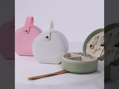 OEM ODM Leather Organizer Storage Jewelry Travel Box Custom Jewellery gift Box